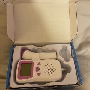 Fetal Doppler Heart Monitor - White & Pink
